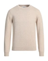 Bellwood Man Sweater Sand Size 46 Cotton, Wool, Cashmere In Beige