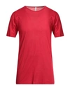 Bellwood Man T-shirt Red Size 44 Cotton