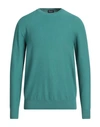Drumohr Long Sleeve Crew Neck Sweater In Sage Green