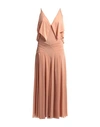 Elisabetta Franchi Woman Midi Dress Pastel Pink Size 4 Polyamide, Elastane