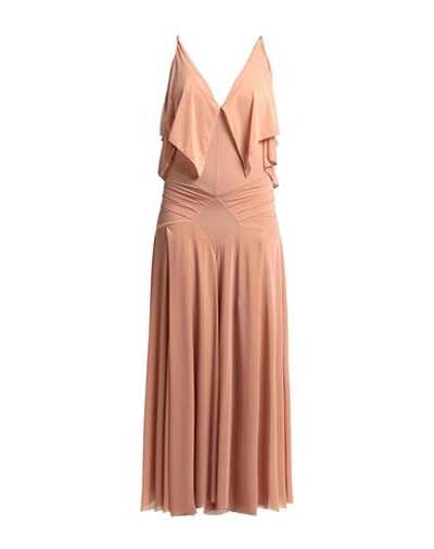 Elisabetta Franchi Woman Midi Dress Pastel Pink Size 4 Polyamide, Elastane