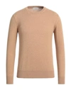 Altea Man Sweater Camel Size L Cashmere In Beige