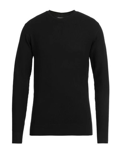 Yes Zee By Essenza Man Sweater Black Size Xl Viscose, Nylon