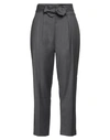 Mem.js Mem. Js Woman Pants Charcoal Size 4 Polyester, Viscose, Elastane In Grey