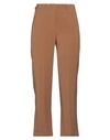 Alysi Woman Pants Camel Size 2 Polyester, Viscose, Elastane In Beige