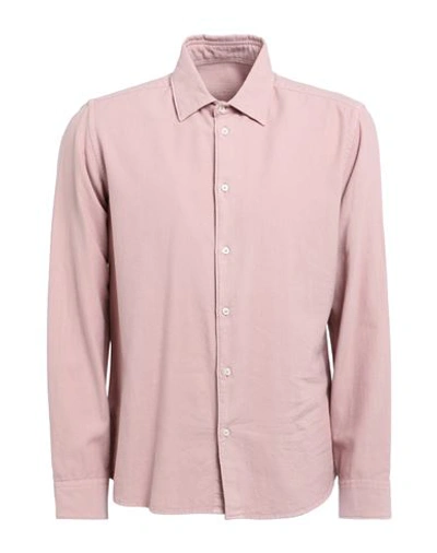 Altea Man Shirt Pastel Pink Size L Cotton