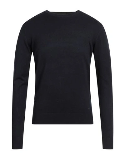 Yes Zee By Essenza Man Sweater Midnight Blue Size L Viscose, Nylon