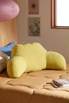 Urban Outfitters Cooper Velvet Boo Pillow In Chartreuse