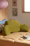 Urban Outfitters Cooper Velvet Boo Pillow In Olive