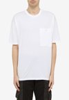 Ten C Logo Patch Crewneck T-shirt In White