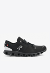 On Running Cloud X3 Low-top Mesh Sneakers In Black