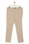 Hugo Boss Kaito Stretch Cotton Pants In Open Beige