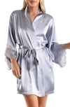 In Bloom By Jonquil Bridal Wrap Robe In Silver