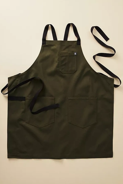 Hedley & Bennett Apron By  In Green Size Adult In Green
