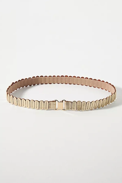 Anthropologie The Tabitha Stretch Belt In White