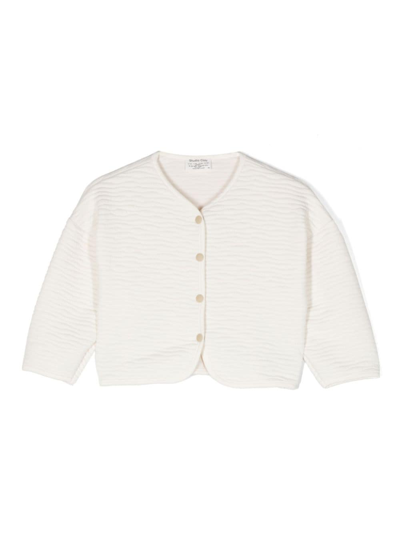 Studio Clay Babies' Moon Button-up Jacket In White