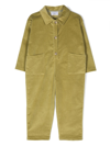 Studio Clay Saturday Button-up Jumpsuit In Green