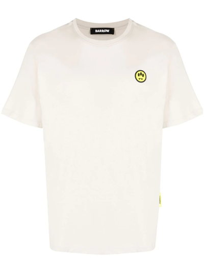 Barrow Logo-print Cotton T-shirt In White