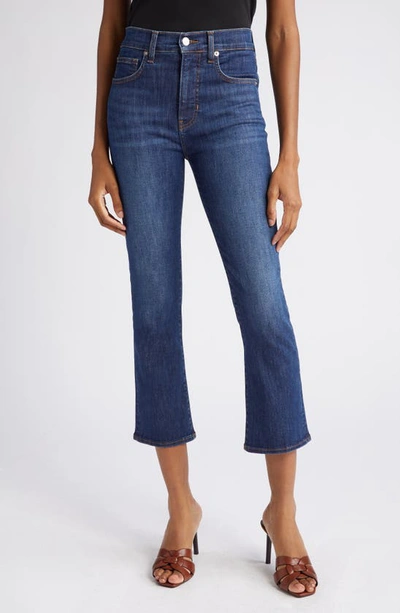 Veronica Beard Carly High Rise Cropped Kick Flare Jeans In Sierra In Great Escape