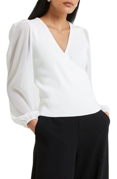 French Connection Mozart Melody Top In White