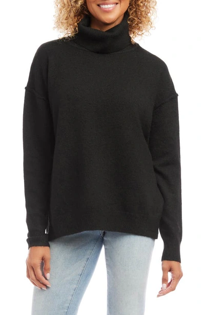 Karen Kane Turtleneck Sweater In Black