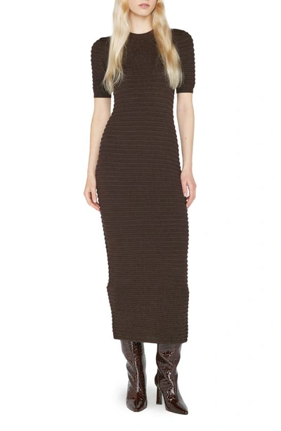 espresso brown midi dress Petal and Pup Women's Valia Midi Dress