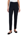 Jm Collection Women's Tummy-control Cambridge Slim-leg Pull-on Pants, Exclusively At Macy's In Deep Black