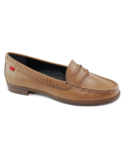 Marc Joseph New York West Village Loafer In Tan Brushed Napa