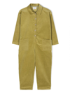 Studio Clay Saturday Button-up Jumpsuit In Green