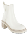 Mia Adea Platform Chelsea Boot In Bone