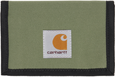 Carhartt Khaki Alec Wallet In Dollar Green