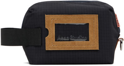 Acne Studios Black Toiletry Pouch In 900 Black