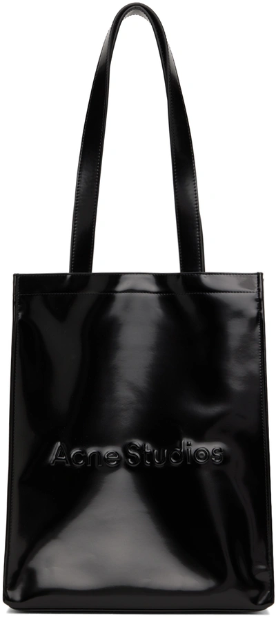Acne Studios Logo Tote Bag In Black