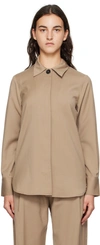 Wynn Hamlyn Tan Thomas Shirt In Tan