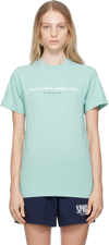 SPORTY AND RICH GREEN 'ATHLETIC CLUB' T-SHIRT