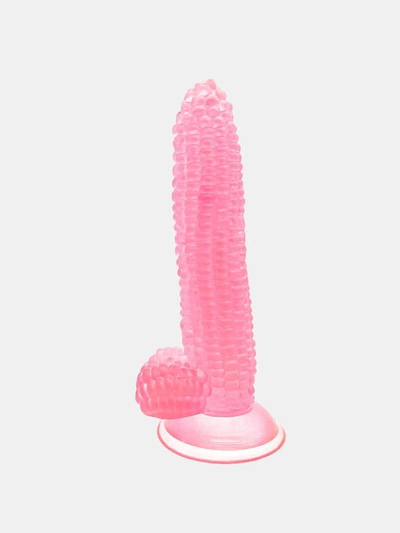 Vigor Corn Dildo With Great Grip To Hold In Pink