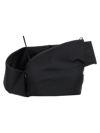 Alexander Mcqueen Deconstructed Asymmetric Crop Top In Black