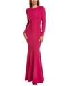 MICHAEL KORS COLLECTION WOOL-BLEND FISHTAIL GOWN