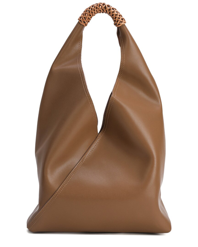 Tiffany & Fred Smooth Leather Shoulder Bag In Brown
