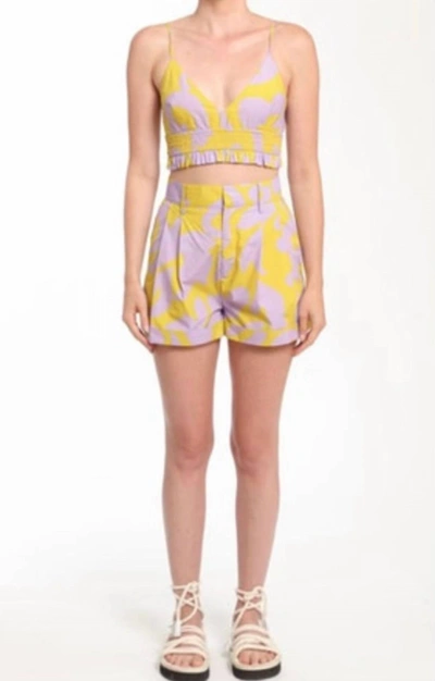 Rhode Free Spirit Stevie Short In Yellow