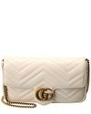 GUCCI Gucci GG Marmont Mini Leather Shoulder Bag