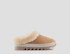 Cougar Pronya Shearling Flatform Slippers In Brown