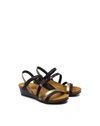 Naot Hero Strappy Wedge Sandal In Multi