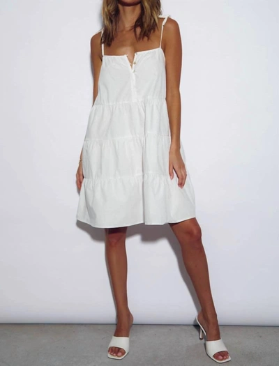 Sndys St. Tropez Mini Dress In White