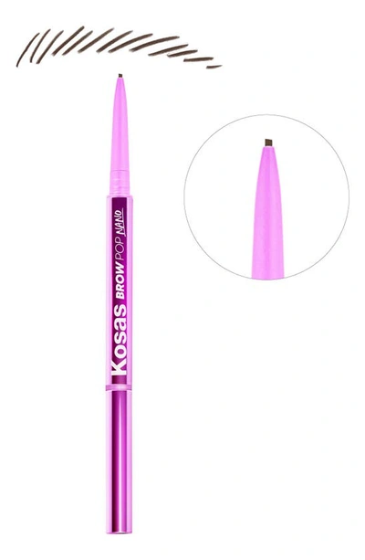 KOSAS KOSAS BROW POP NANO ULTRA-FINE DETAILING + FEATHERING PENCIL