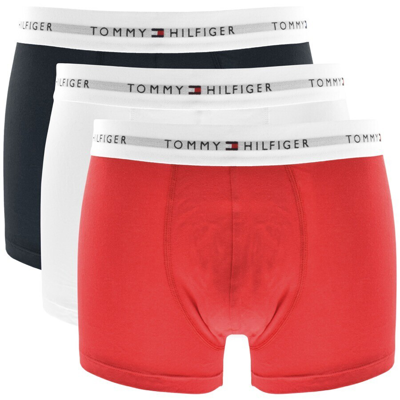Tommy Hilfiger Underwear Three Pack Trunks Navy