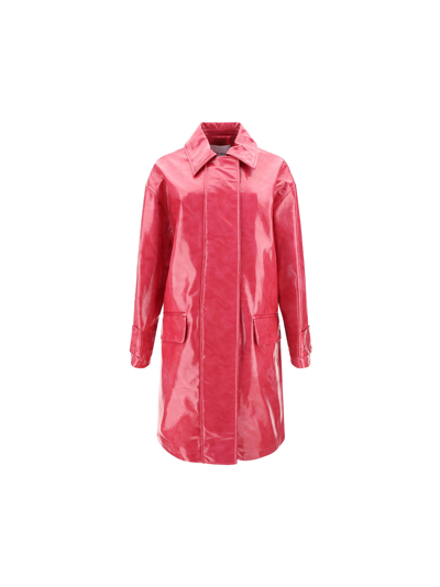 Stand Studio Pink Conni Coat In Multicolor