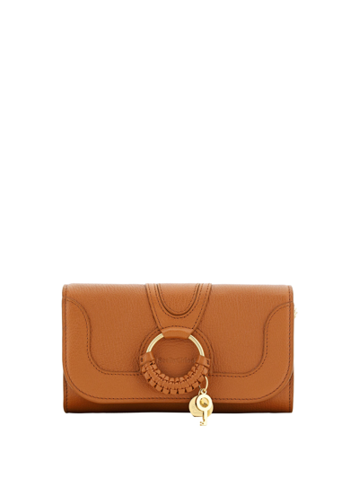 See By Chloé See By Chloe Hana Leather Chain Wallet In Multicolor