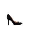 Manolo Blahnik Hangisi 70 Embellished Velvet Pumps In Multicolor
