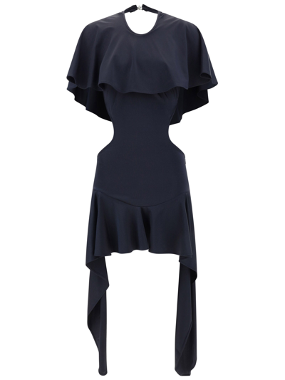 Attico Airi Mini Dress In Black